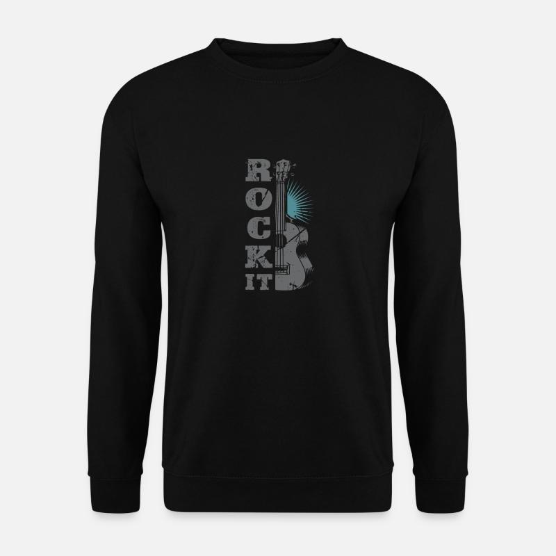 Rock It | Guitar - Unisex Pullover - Schwarz