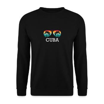 Cuba Sonnenbrille - Unisex Pullover - Schwarz - Vorne - Alina (178cm) & Michal (187cm)