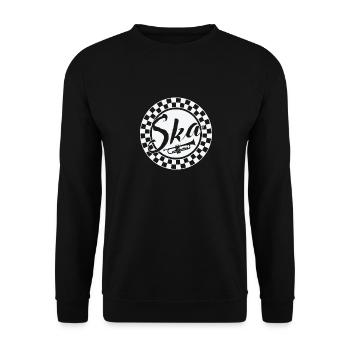 Ska Musik Trompete Swing Jazz Musikstil - Unisex Pullover - Schwarz - Vorne - Alina (178cm) & Michal (187cm)