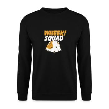 Pet Lover I Furry Potato I Cute Guinea Pig I - Unisex Sweatshirt - black - Front - Alina (178cm) & Michal (187cm)