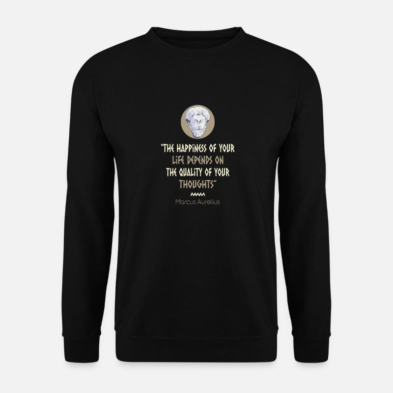 Stoicisme Filosofi Marcus Aurelius Citat - Unisex sweater - sort
