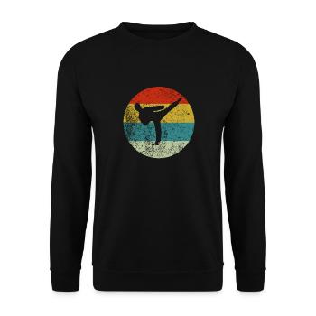 Taekwondo - Unisex Pullover - Schwarz - Vorne - Alina (178cm) & Michal (187cm)