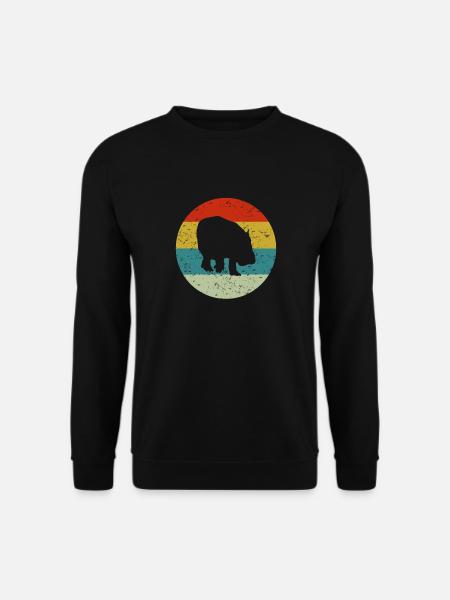 hippo - Unisex Sweatshirt - black