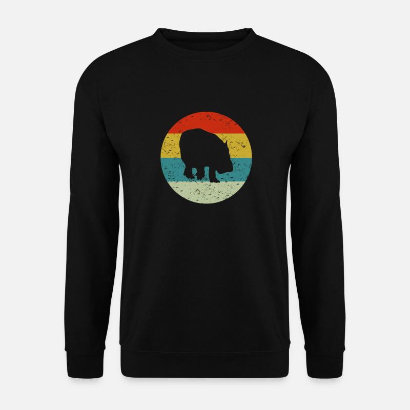 hippo - Unisex Sweatshirt - black