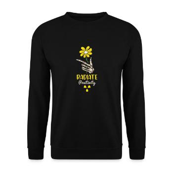 X-Ray Flower Rad Tech Gift Art - Sweat-shirt Unisexe - noir - Devant - Alina (178cm) & Michal (187cm)