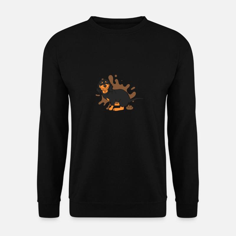 Tas de caca de teckel - Sweat-shirt Unisexe - noir