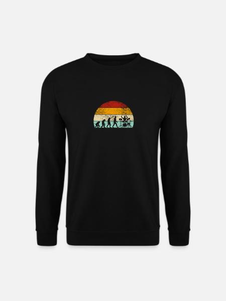 Schlagzeug Evolution Drummer Schlagzeuger - Unisex Pullover - Schwarz