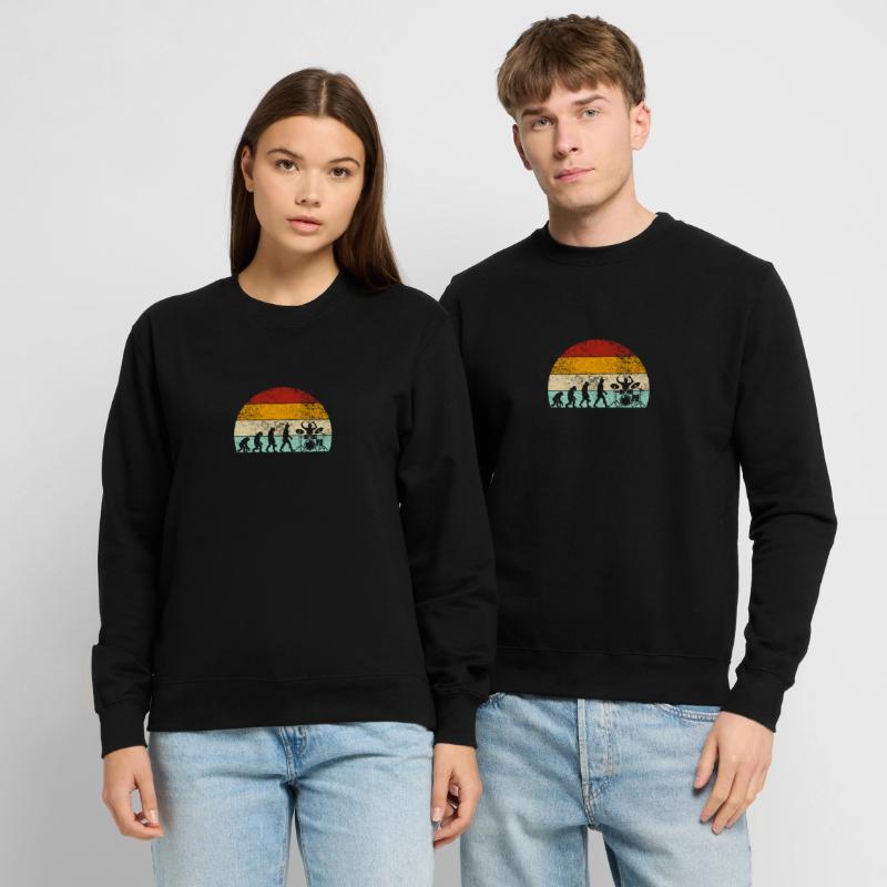Drums Evolution Drummer Drummer Unisex Sweatshirt