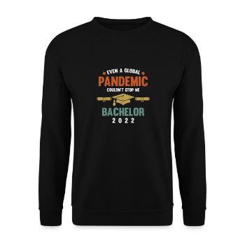 Bachelor 2022 Bachelor's Degree Graduation Graduat - Unisex Sweatshirt - black - Front - Alina (178cm) & Michal (187cm)