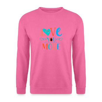 I love you more - Unisex Sweatshirt - pink - Front