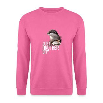 Funny Otter T-Shirt - Nur ein weiterer Tag für Otter - Unisex Pullover - Pink - Vorne