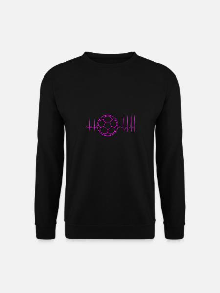 Handball Herzfrequenz Pink - Unisex Pullover - Schwarz