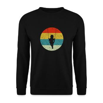 KID SWING - Unisex Sweatshirt - black - Front - Alina (178cm) & Michal (187cm)