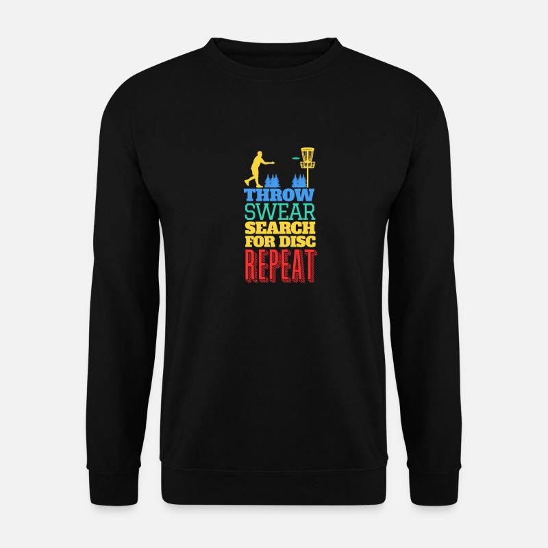 Wie Man Disc Golf Spielt - Unisex Pullover - Schwarz