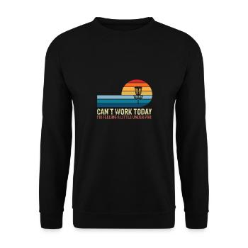 Les arbres de disc golf ne se soucient pas de vos sentiments - Sweat-shirt Unisexe - noir - Devant - Alina (178cm) & Michal (187cm)