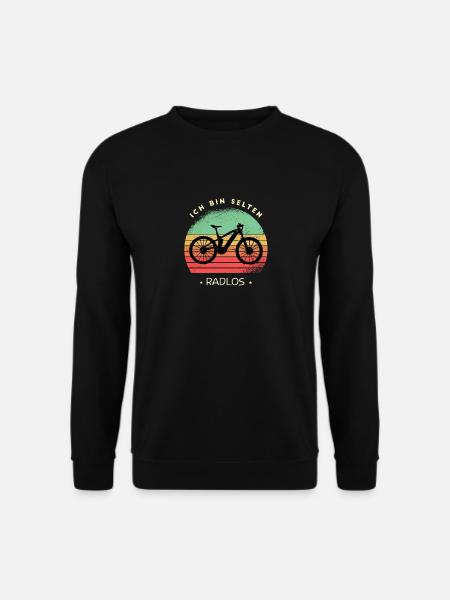 Radlos Fahrrad Spruch Geschenk - Unisex Pullover - Schwarz