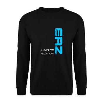 Erzgebirge ist meine Heimat - Unisex Pullover - Schwarz - Vorne - Alina (178cm) & Michal (187cm)