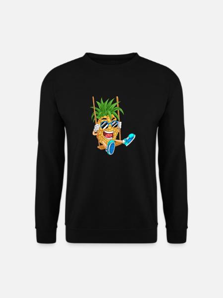 Pineapple Swinger - Unisex Sweatshirt - black