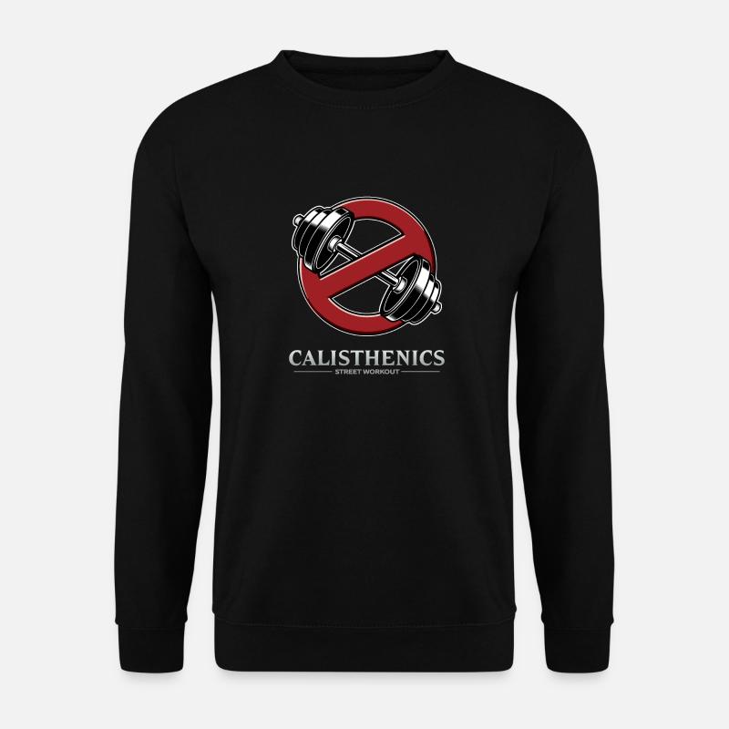 NO WEIGHTS ALLOWED - CALISTHENICS - Street Workout - Unisex Pullover - Schwarz