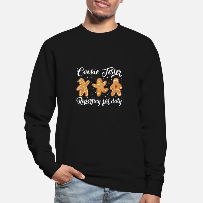 Cuisson biscuits Famille de biscuits de Noël Sweat-shirt Unisexe