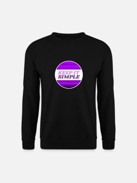 Keep it Simple - Unisex Pullover - Schwarz