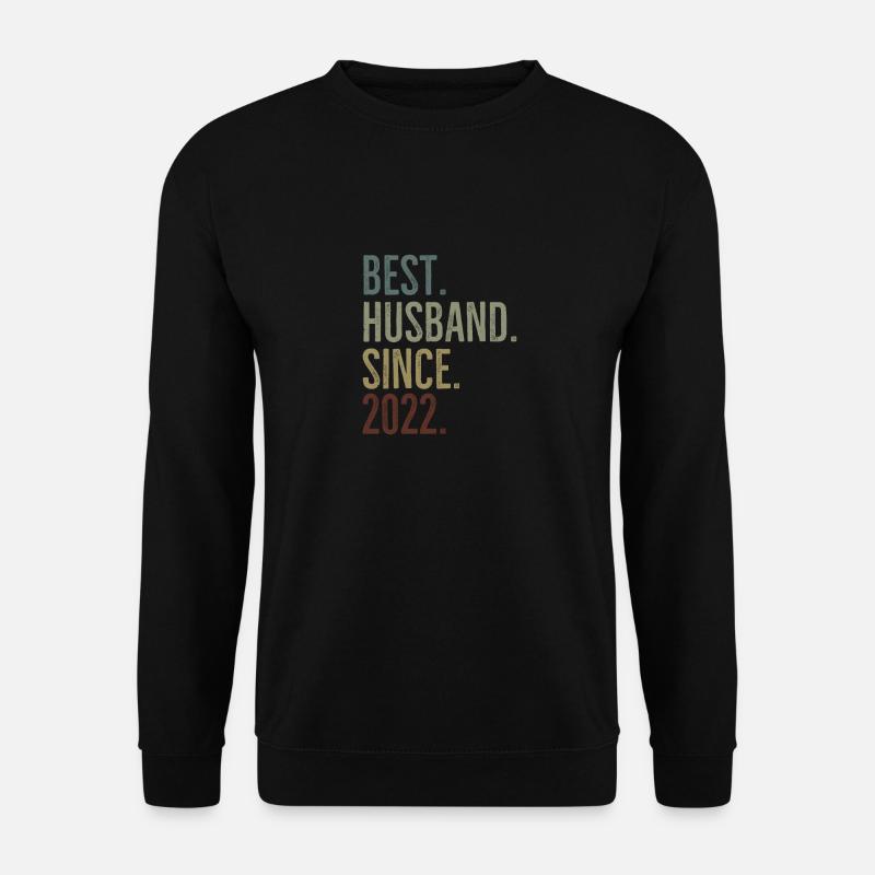 Bester Ehemann seit 2022 - Unisex Pullover - Schwarz