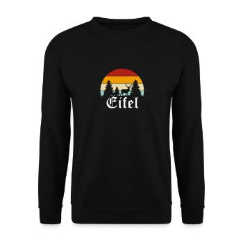 Eifel - Unisex Pullover - Schwarz - Vorne - Alina (178cm) & Michal (187cm)