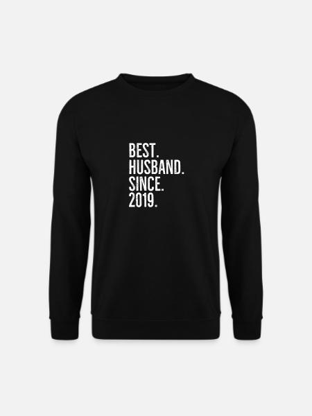 Best Husband Since 2019 - Unisex Sweatshirt - black