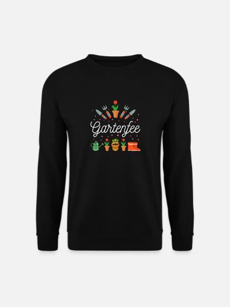 Gartenfee Gärtnerin Kleingarten Gartenprinzessin G - Unisex Pullover - Schwarz
