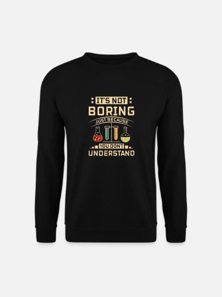 Chemiker wenn du es nicht verstehst - Unisex Pullover - Schwarz