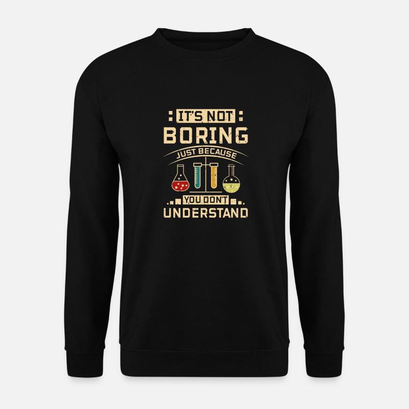 Chemiker wenn du es nicht verstehst - Unisex Pullover - Schwarz
