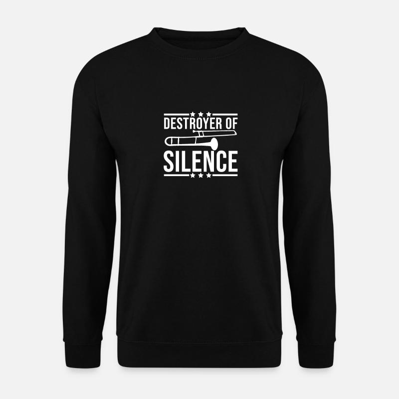 Posaunisten Statement Posaunen Sprüche Geschenk - Unisex Pullover - Schwarz