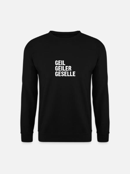 Geselle Gesellenprüfung Gesellen Beruf Spruch - Unisex Pullover - Schwarz