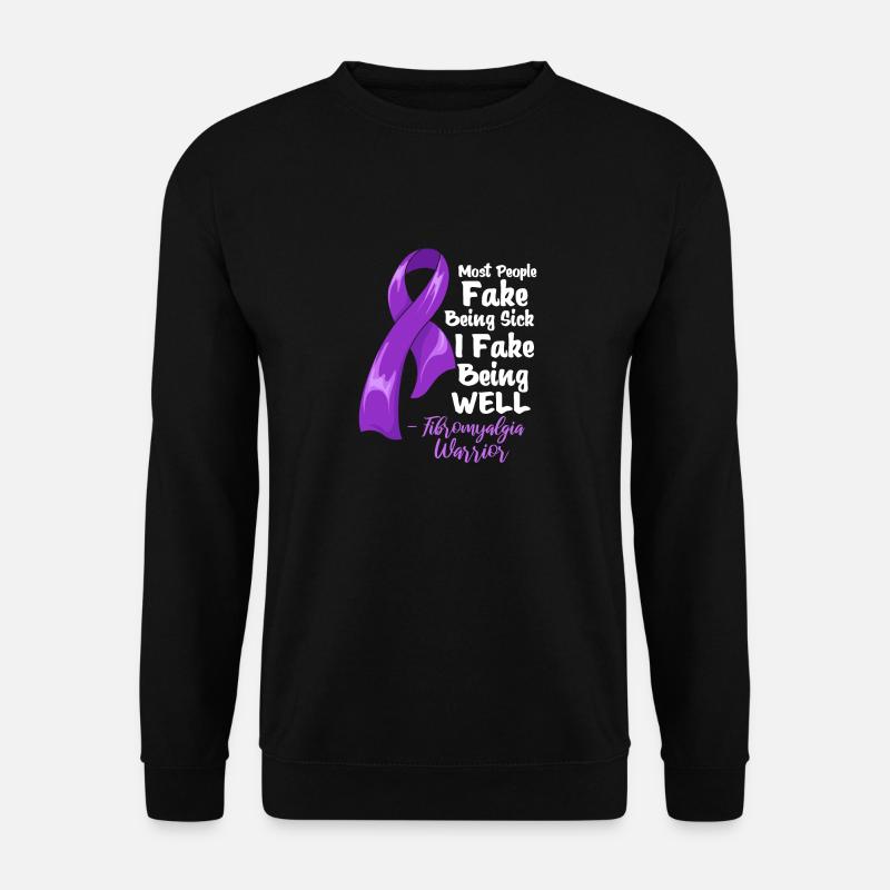 Fibromyalgia - Unisex Sweatshirt - black