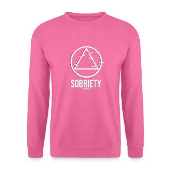 Alcoholics AA Anonymous Sobriety Akhololiker 2022 - Unisex Pullover - Pink - Vorne