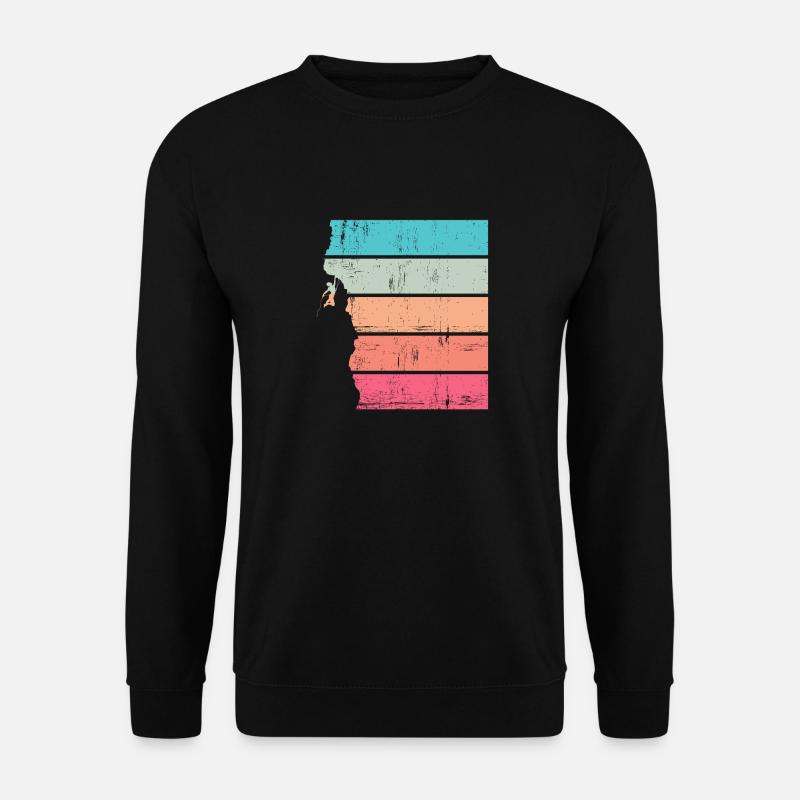 Grimpeur vintage grimpeur grimpeur - Sweat-shirt Unisexe - noir