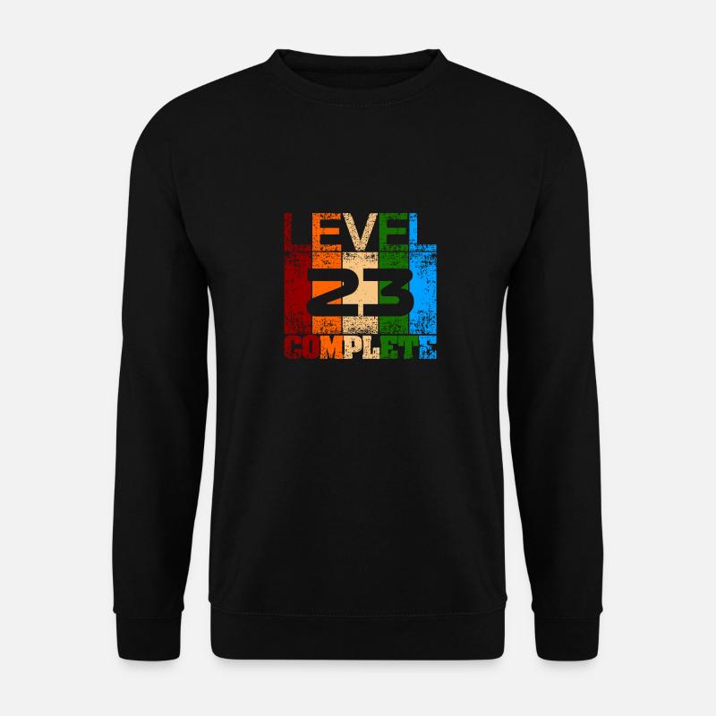 Endlich bin ich 23 - Unisex Pullover - Schwarz