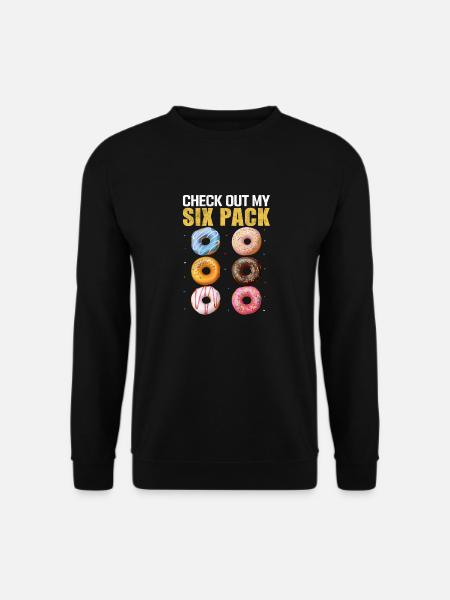 Découvrez My Six Pack Donuts - Sweat-shirt Unisexe - noir