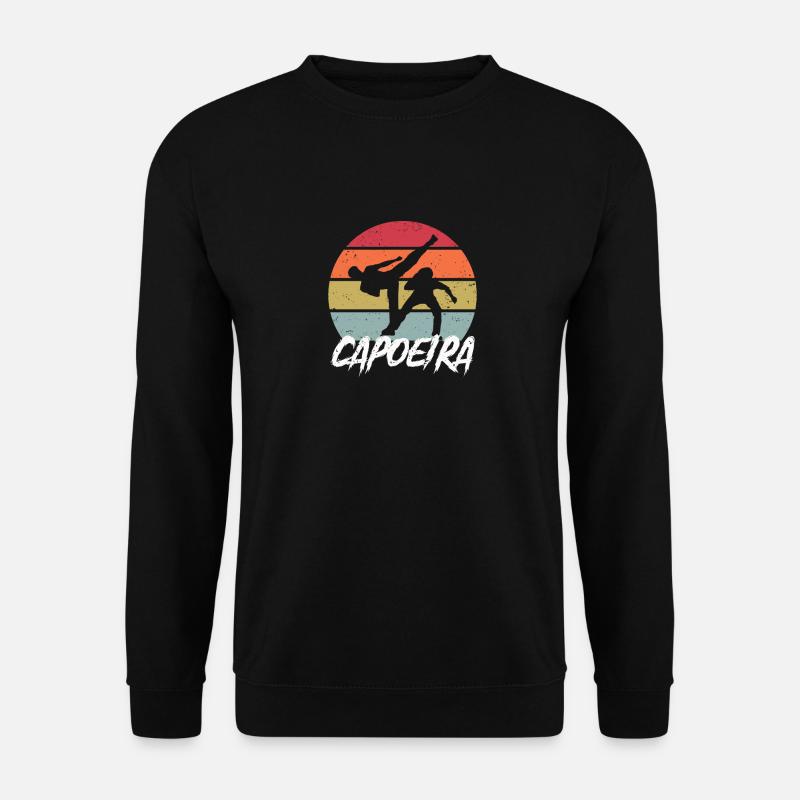 Capoeira Kampfkunst Brasilien Kampfsport Workout - Unisex Pullover - Schwarz