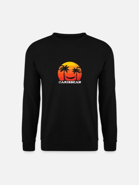 Karibik Sommer Souvenir Urlaub Sonne Geschenk - Unisex Pullover - Schwarz