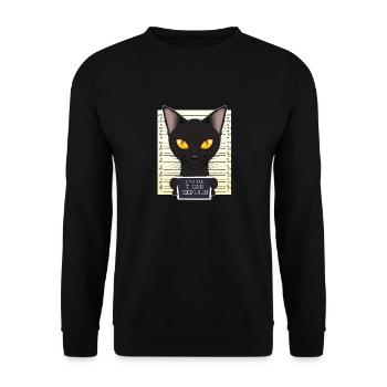 Bombay Cat Papa Je Cher Papa Je Peux Expliquer I Bombay - Sweat-shirt Unisexe - noir - Devant - Alina (178cm) & Michal (187cm)