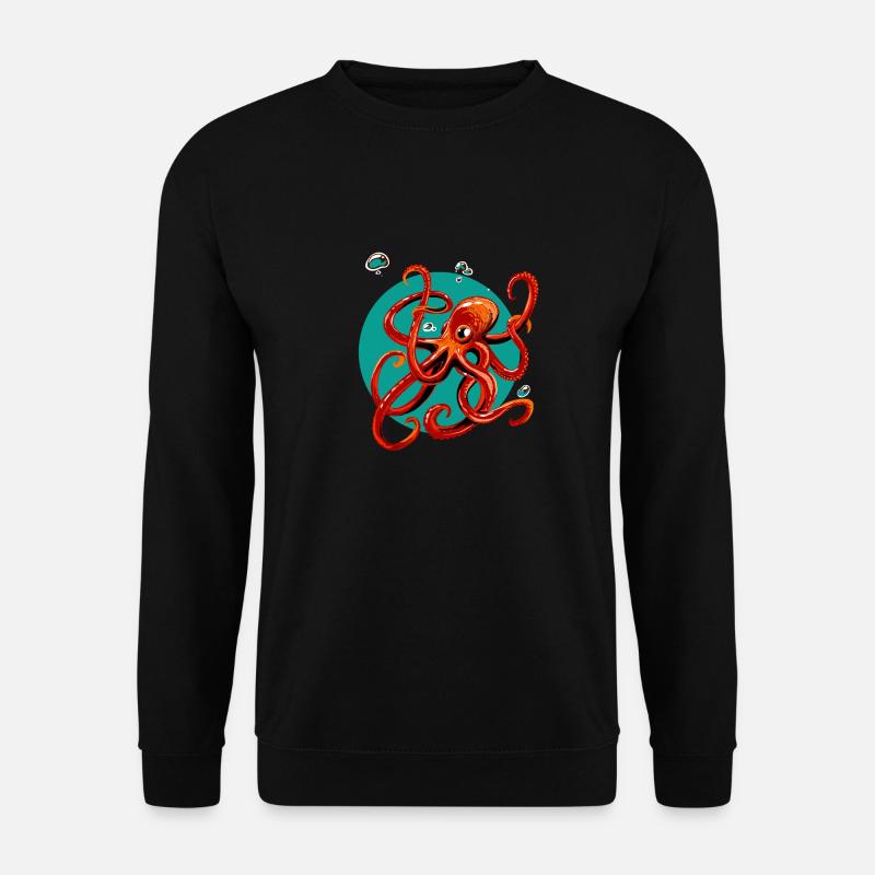 Octopus - Unisex Sweatshirt - black