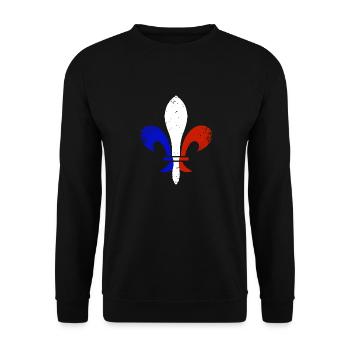 Frankreich Provence - Unisex Pullover - Schwarz - Vorne - Alina (178cm) & Michal (187cm)