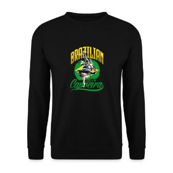Capoeira Arts Martiaux Brésiliens Capoeiristas - Sweat-shirt Unisexe - noir - Devant - Alina (178cm) & Michal (187cm)