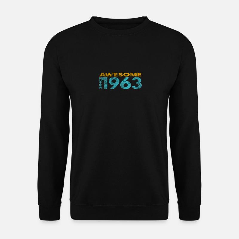 Awesome since 1963 - Unisex Pullover - Schwarz