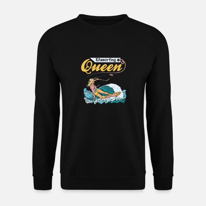Reine du Kitesurf - Sweat-shirt Unisexe - noir