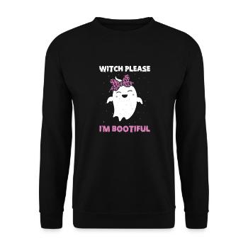 Je suis bootiful - Witch Lover - Sweat-shirt Unisexe - noir - Devant - Alina (178cm) & Michal (187cm)