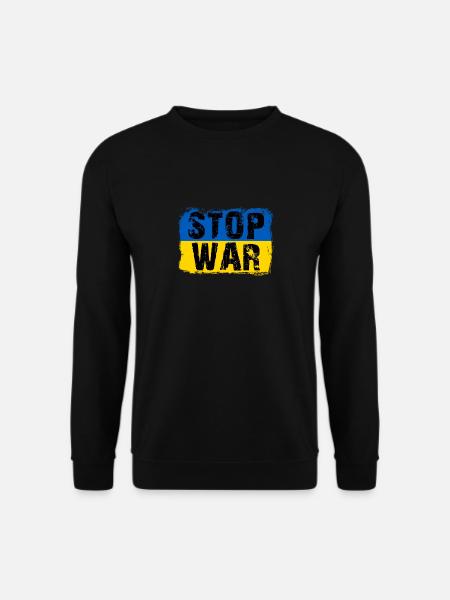 I Stand With Ukraine - Unisex Sweatshirt - black