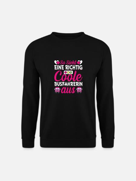 Geschenk Bus Busfahrerin - Unisex Pullover - Schwarz