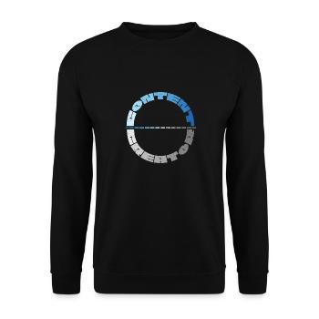 Creator Youtube Youtuber Online Medien - Unisex Pullover - Schwarz - Vorne - Alina (178cm) & Michal (187cm)